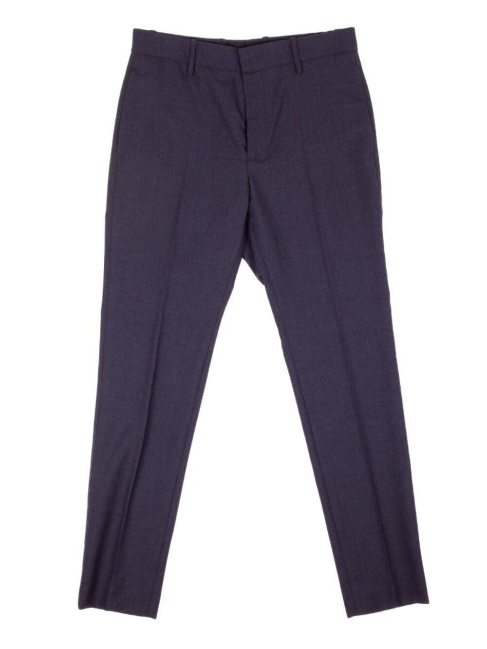 STELLA McCARTNEY GREY BLUE WOOL TROUSERS PANTS